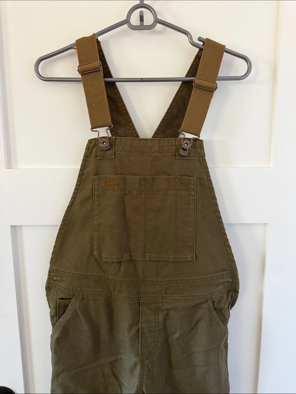 REI Olive Green Utility Bib Overalls - Picture 2 of 11